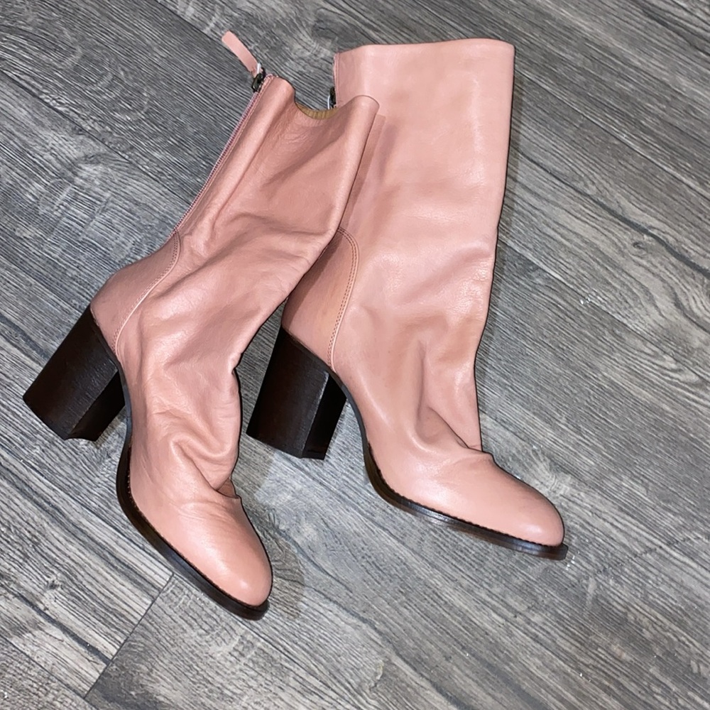Free People Pink Heeled Boots - Picture 9 of 12